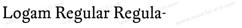 Logam Regular Regula字体转换